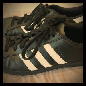 Adidas Superstar black/white 10